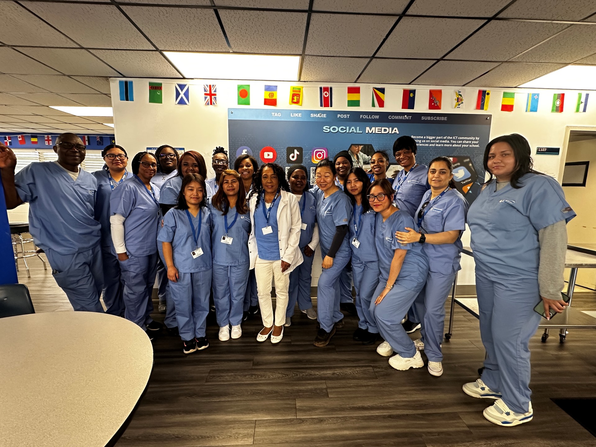 ICT medical office administration students